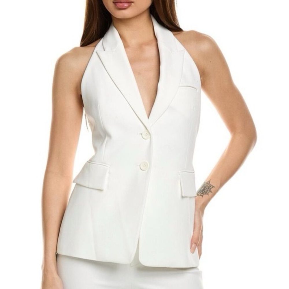 NWT A.L.C. ALEXA HALTER VEST IN WHITE